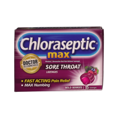 CHLORASEPTIC MAX WILD BERRIES