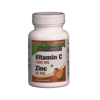 VITAMIN C + ZINC 50MG (PURE HEALTH)